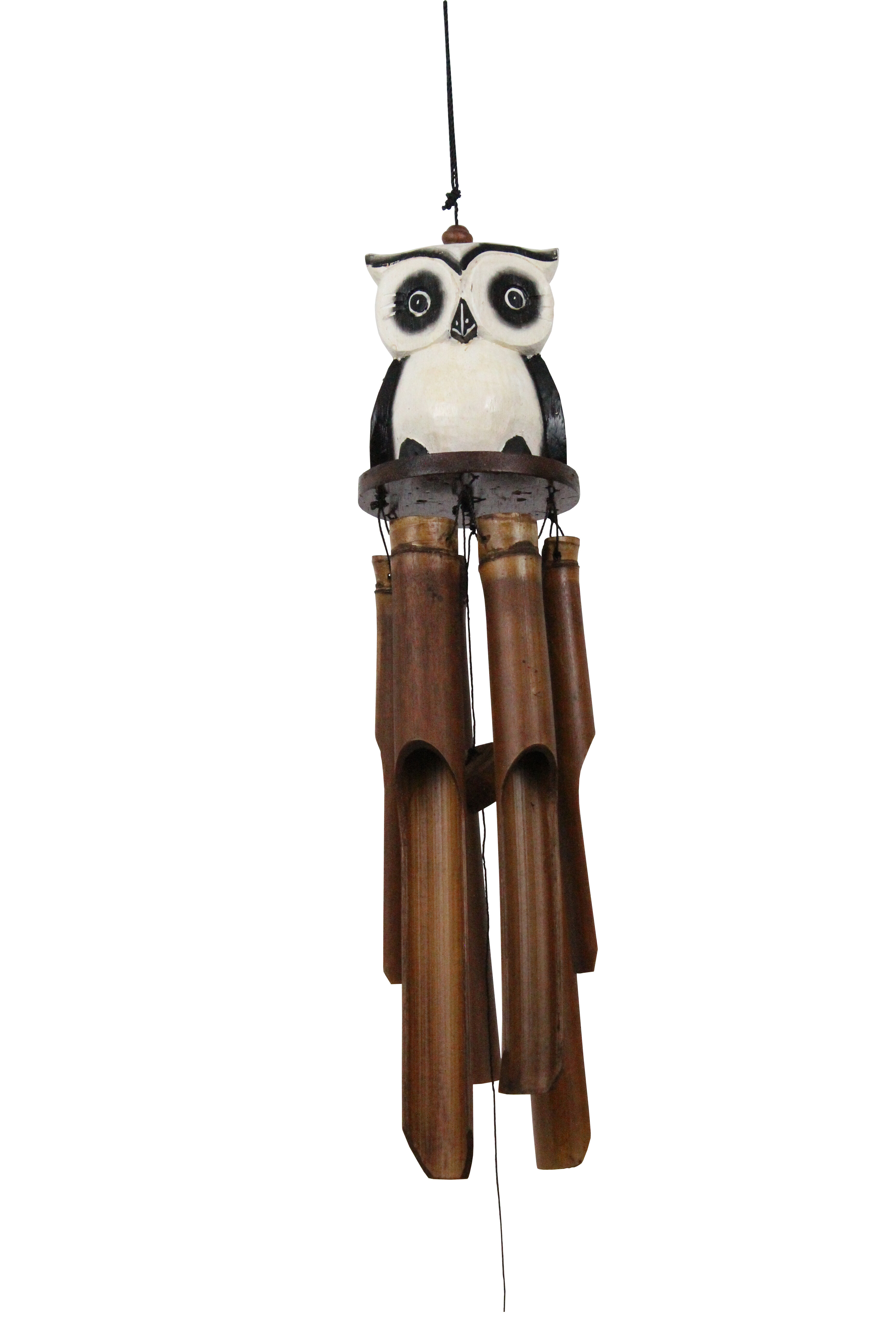 Cohasset Gifts Garden Oscar Owl Bamboo Wind Chime Wayfair