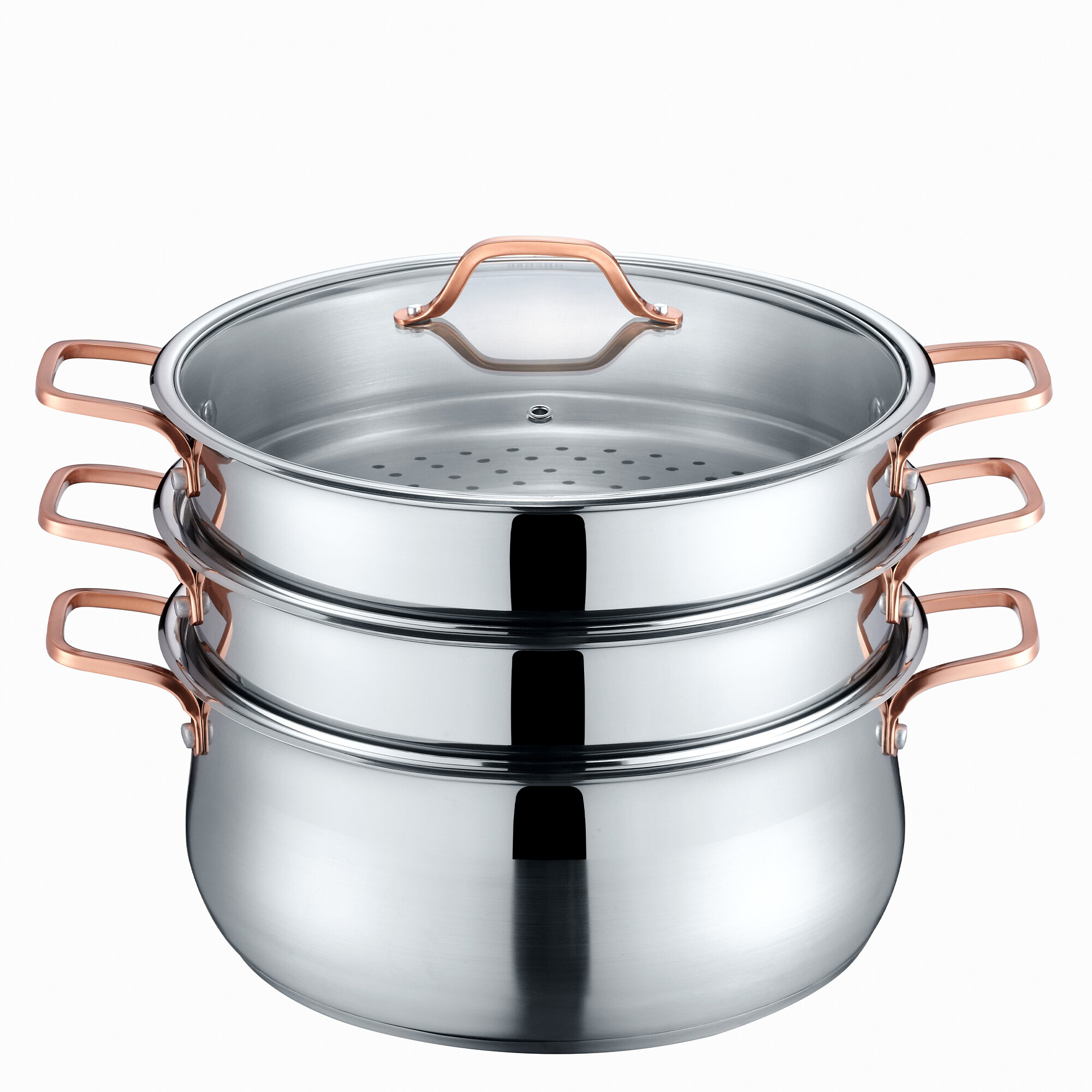 Concord Stainless Steel Tier Steamer Steam Pot Cookware Avail In