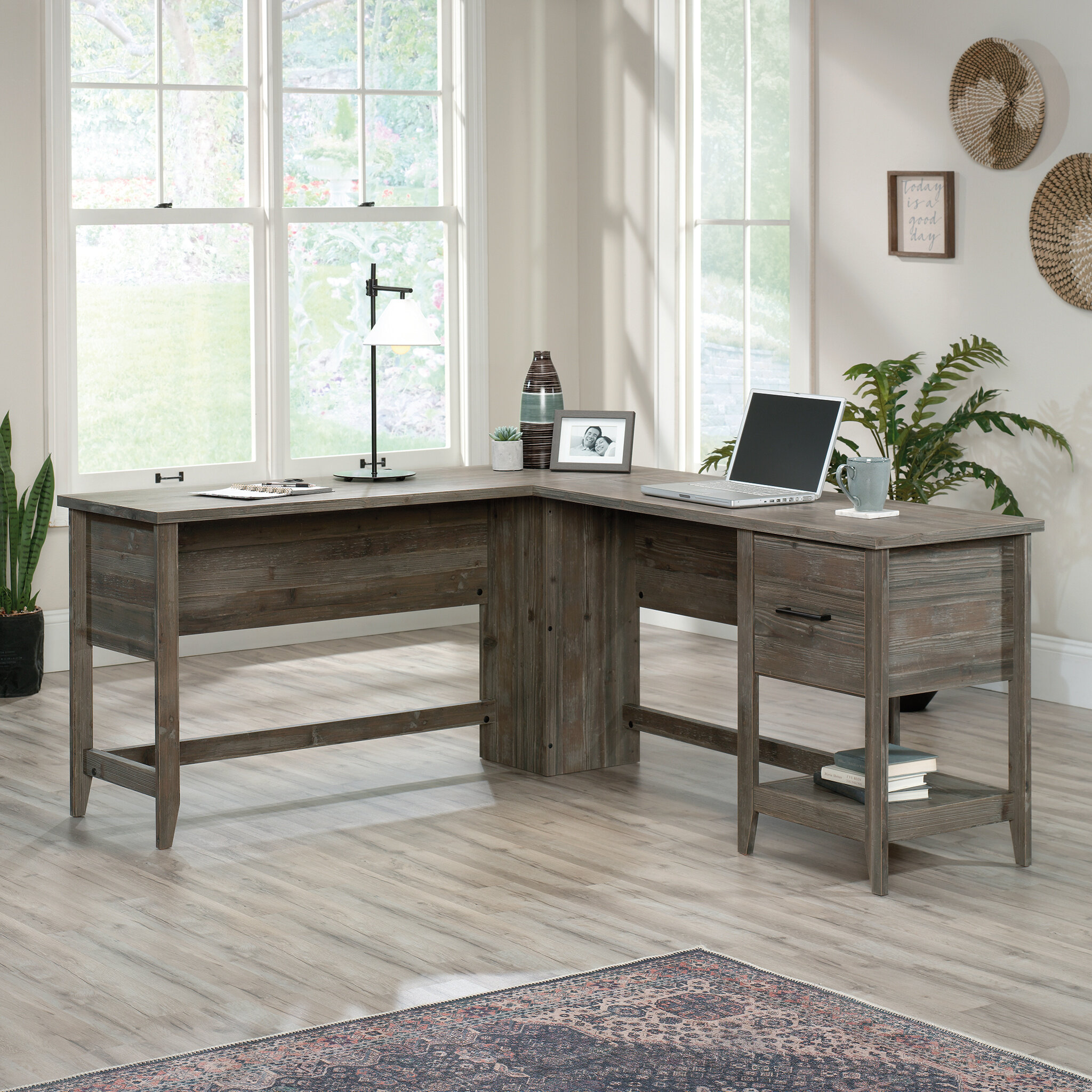 Gracie Oaks Cletus L Shape Desk Reviews Wayfair