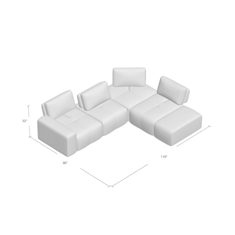 Latitude Run Plymouth Modular Sectional Wayfair Plymouth Modular Sectional