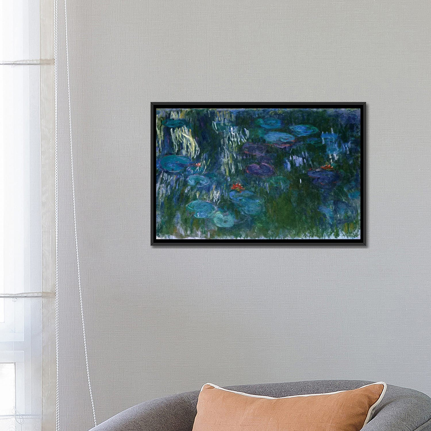 Vault W Artwork Water Lilies By Claude Monet Gallery Wrapped