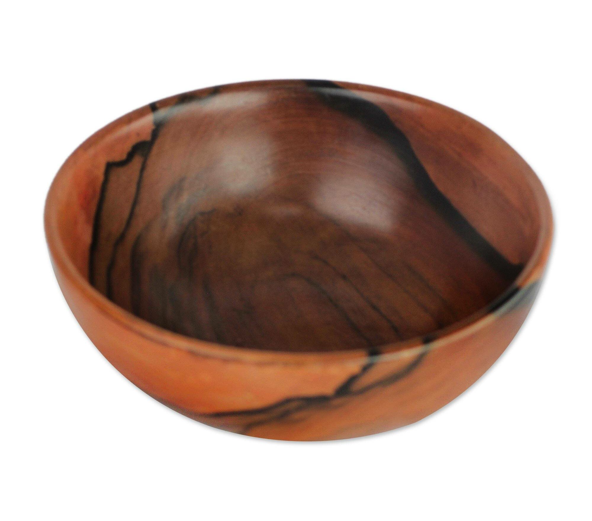 Loon Peak Tayla Handmade Wood Decorative Bowl Wayfair