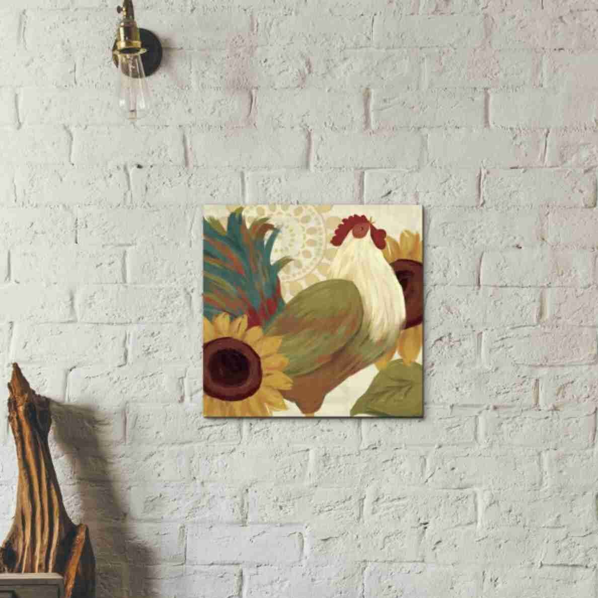 August Grove Spice Roosters I By Veronique Charron Wrapped Canvas