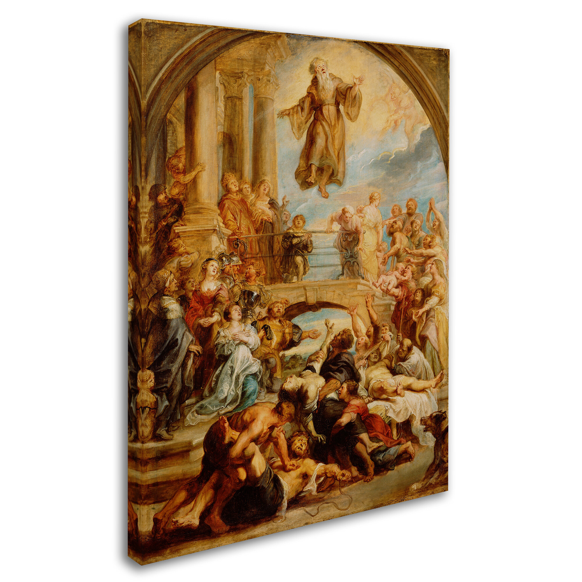 Vault W Artwork Peter Paul Rubens The Miracles Of Saint Francis Of