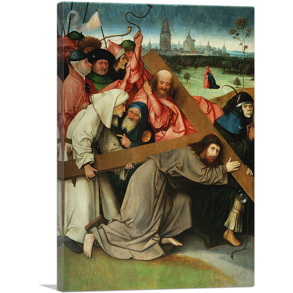 Artcanvas Christ Carrying The Cross By Hieronymus Bosch Wrapped