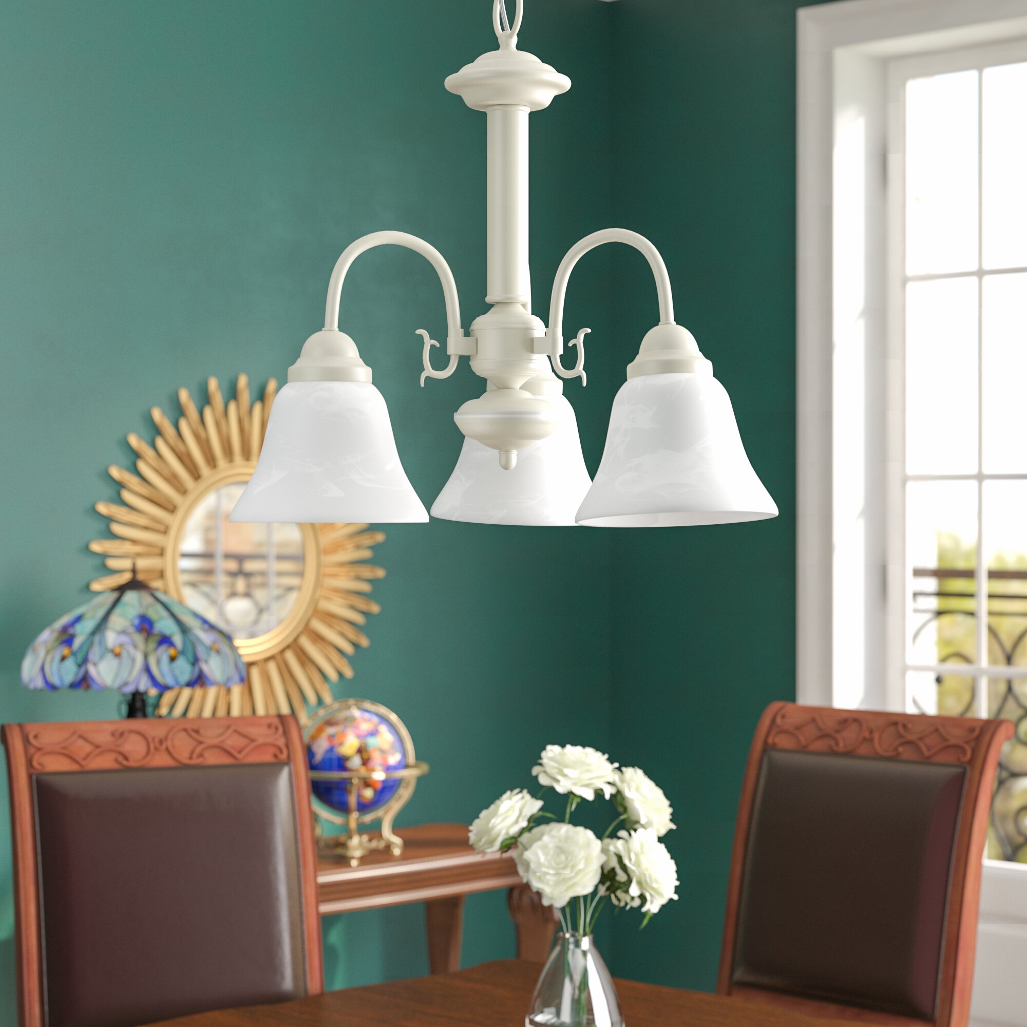 Charlton Home Turcotte Light Dimmable Classic Traditional