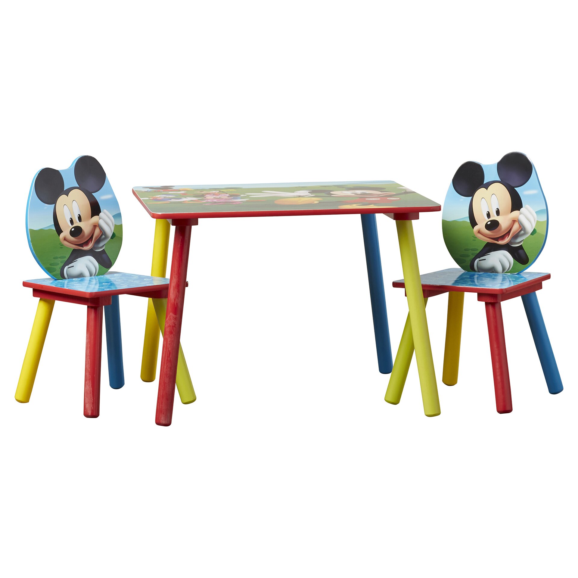 Mickey Mouse Activity Table And Chairs Set