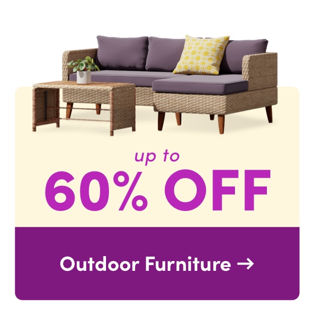  up to 60% OFF Outdoor Furniture 