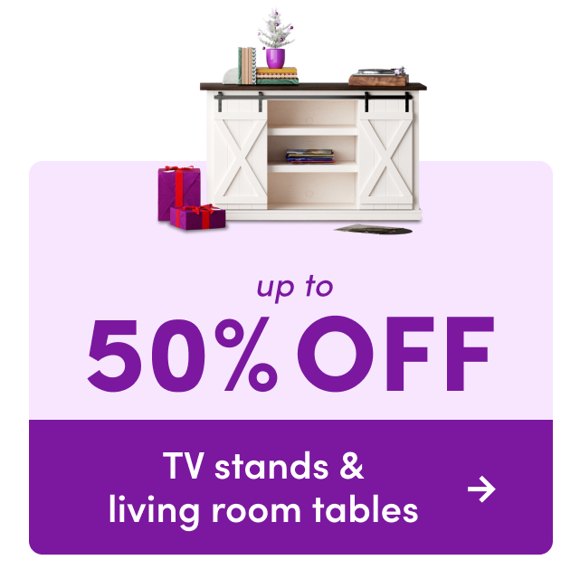 deals on TV stands & living room tables