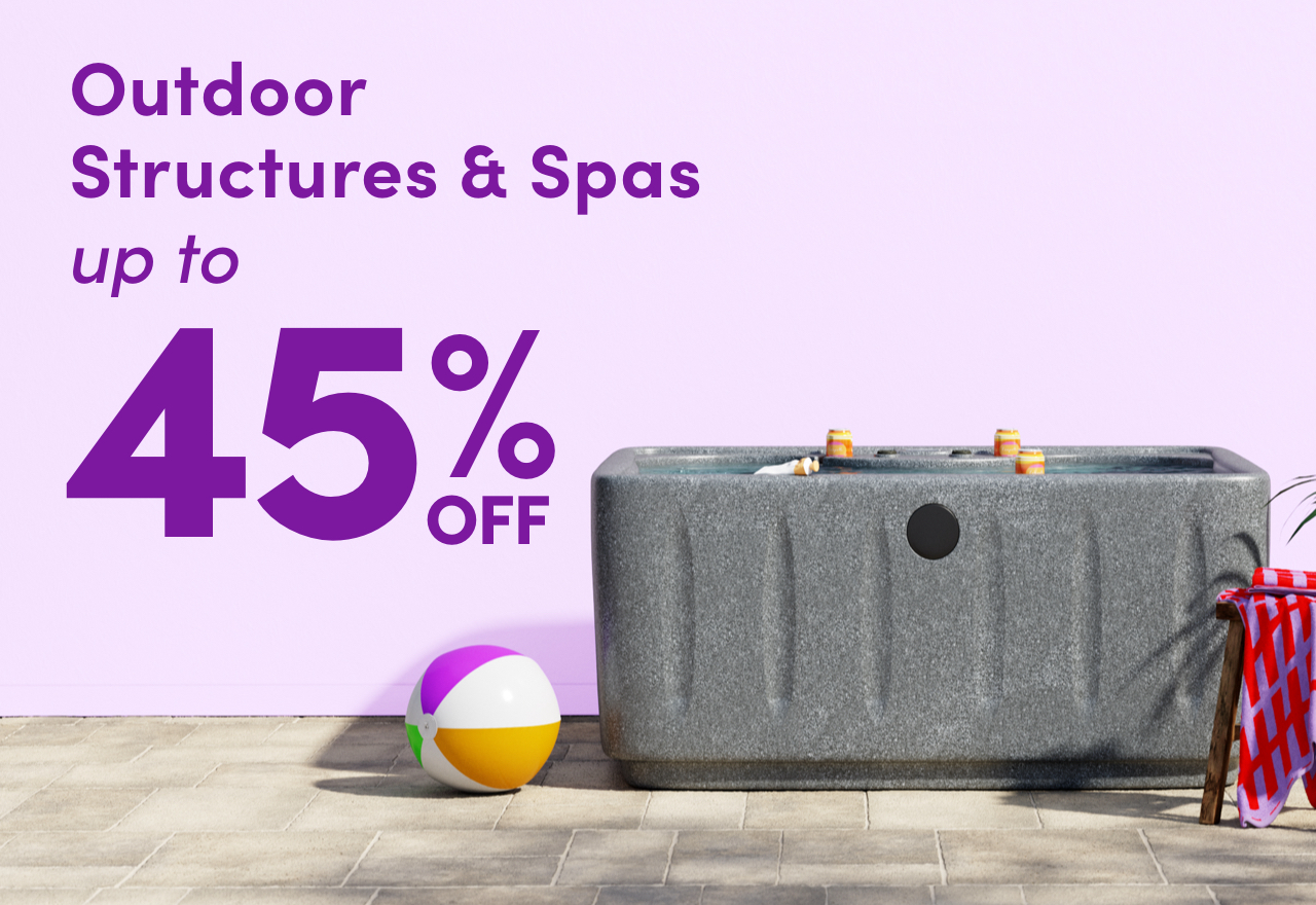 Deals on Outdoor Structures & Spas