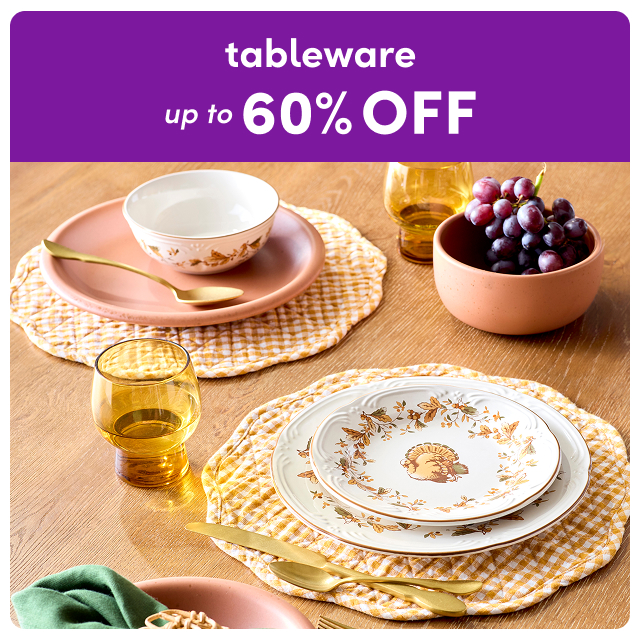 Way Day: tableware