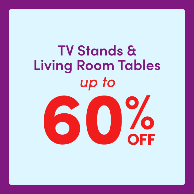 TV Stand & Living Room Table Clearance