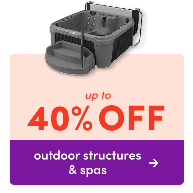 outdoor structure & spa clearance