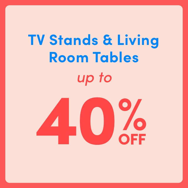 TV Stand & Living Room Table Clearance