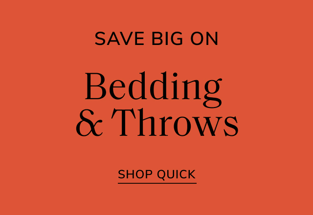 Save on Bedding & Throws