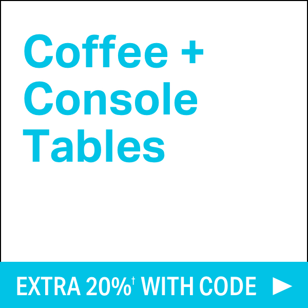 Modern Coffee + Console Table Sale 