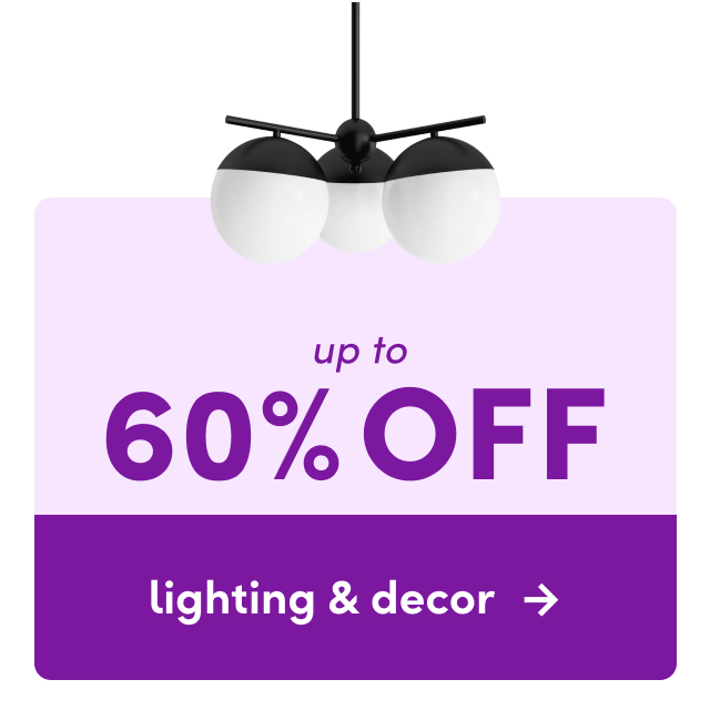 lighting & decor sale