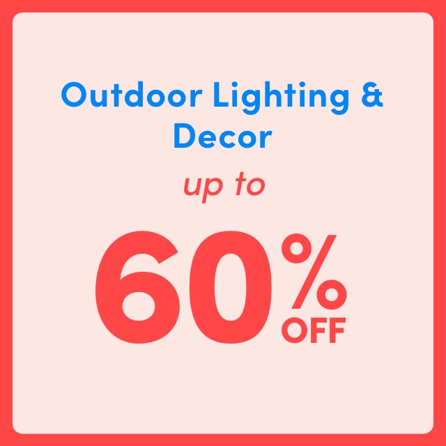 Outdoor Lighting & Decor Clearance