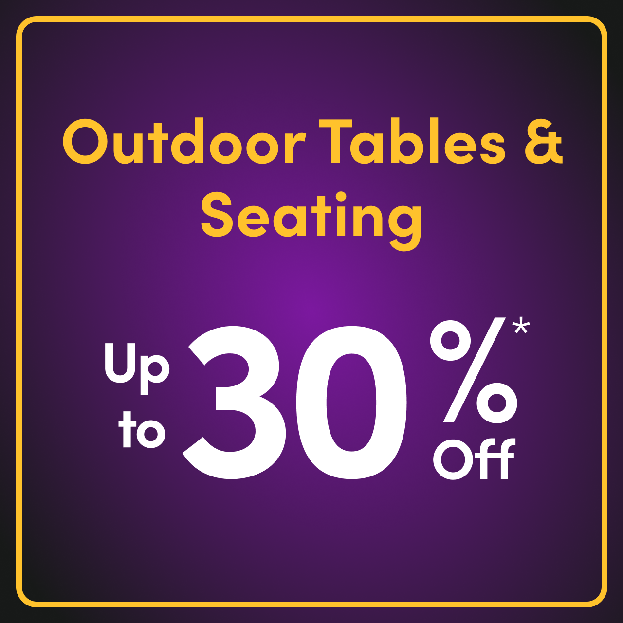 Outdoor Tables & Seating