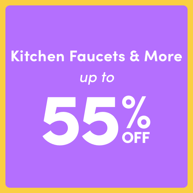 Kitchen Faucets & More on Sale