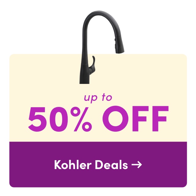 WAY DAY: KOHLER FIXTURE DEALS  50% OFF Kohler Deals 