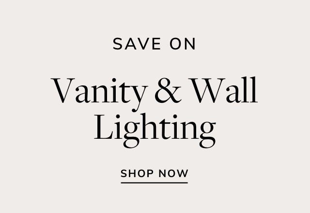 Save on Vanity & Wall Lighting