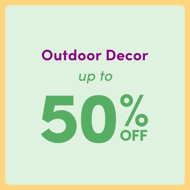 Outdoor Decor Sale