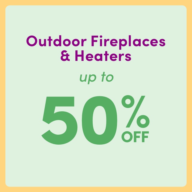 Outdoor Fireplace & Heater Sale