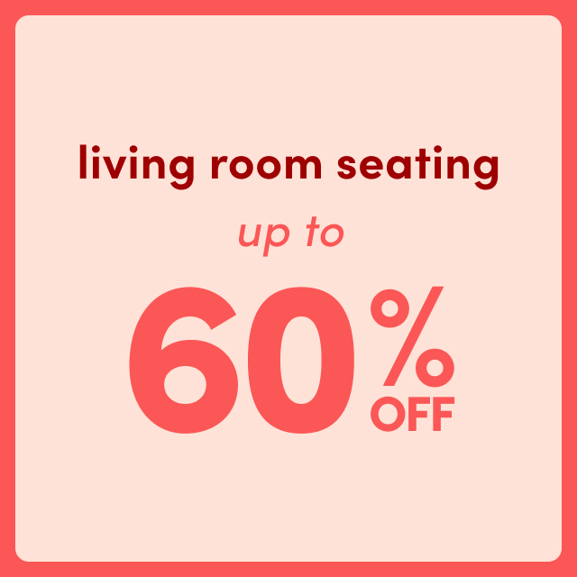 living room seating clearance