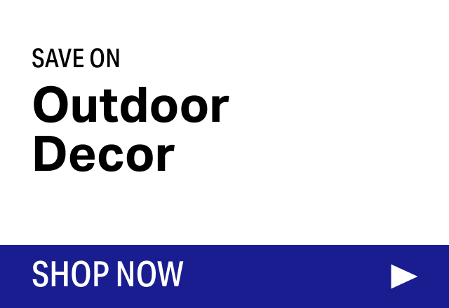 Save on Modern Outdoor Decor