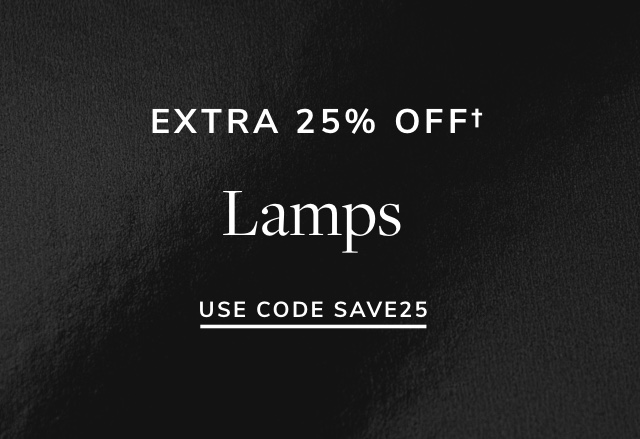 Extra 25% Off Lamps