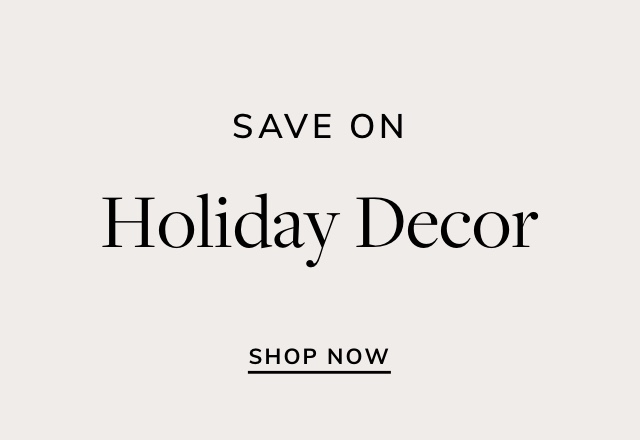 Save on Holiday Decor