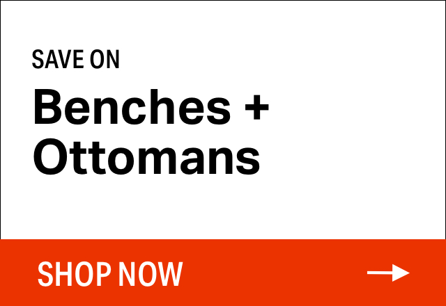 Save on Modern Benches + Ottomans