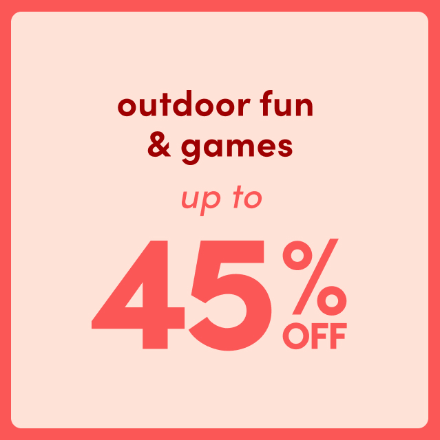 outdoor fun & games clearance