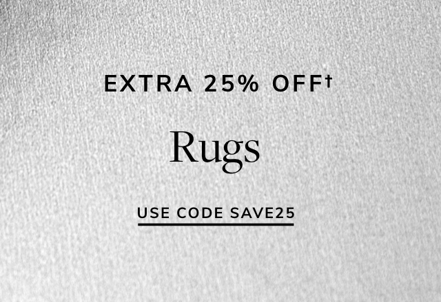Extra 25% Off Rugs