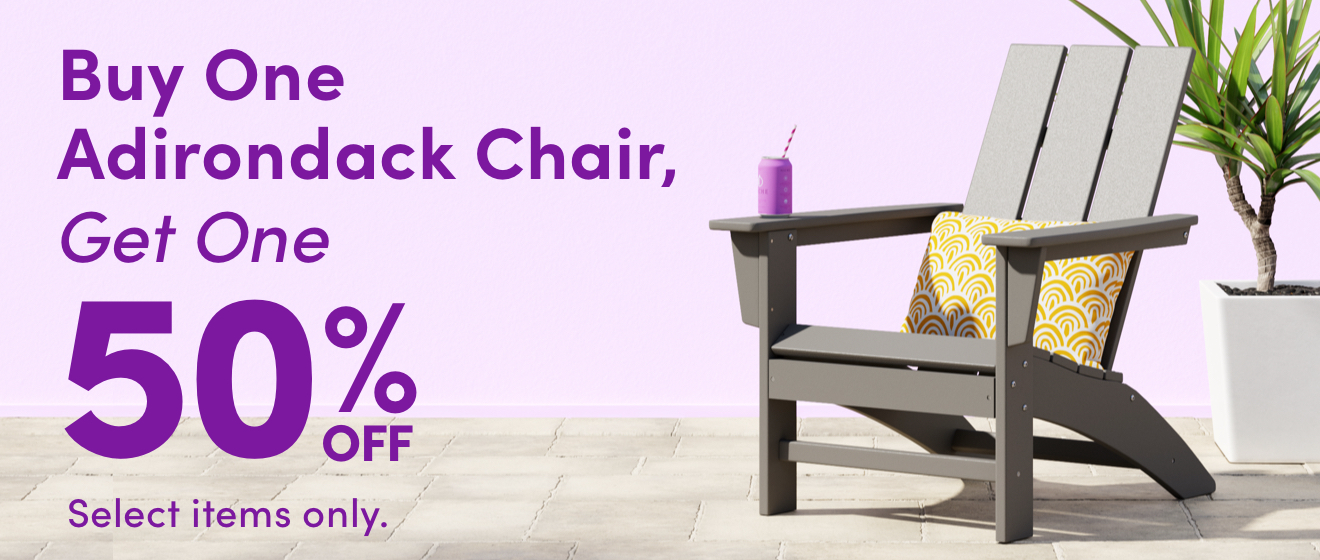 Buy An Adirondack Chair, Get One 50% OFF