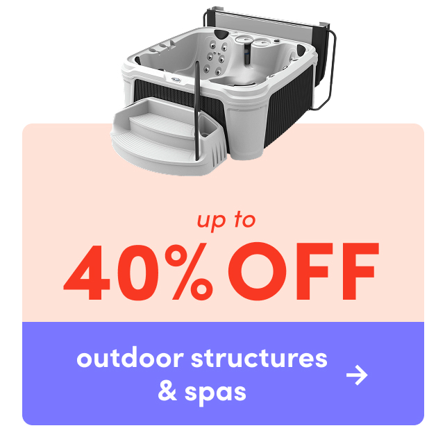 outdoor structure & spa clearance