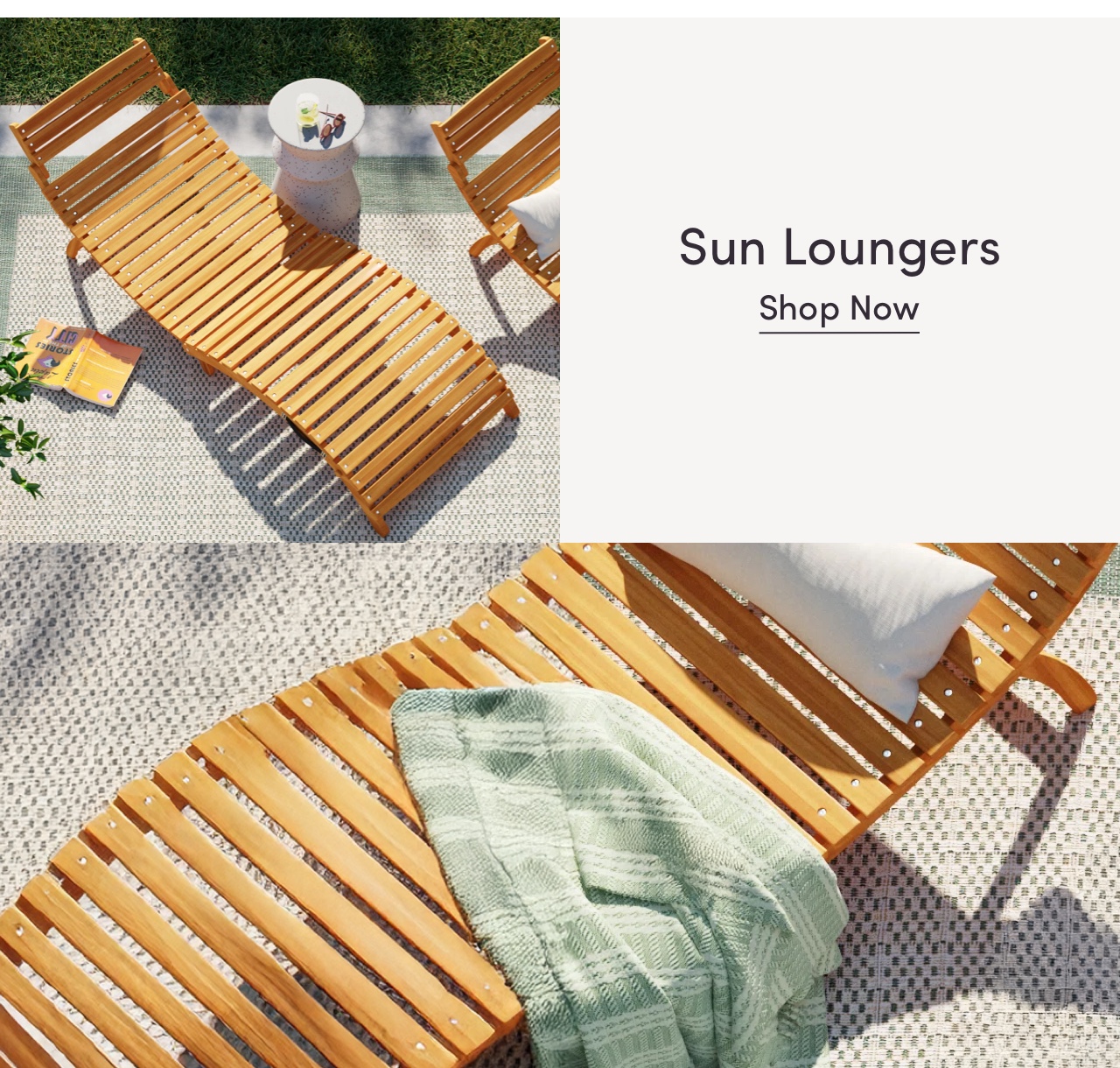 Offers on Sun Loungers