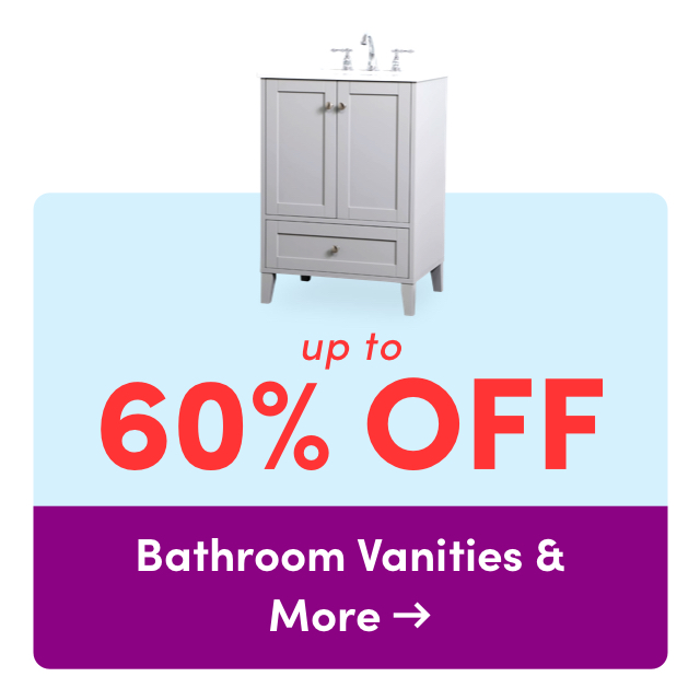 Bathroom Vanities & More on Clearance