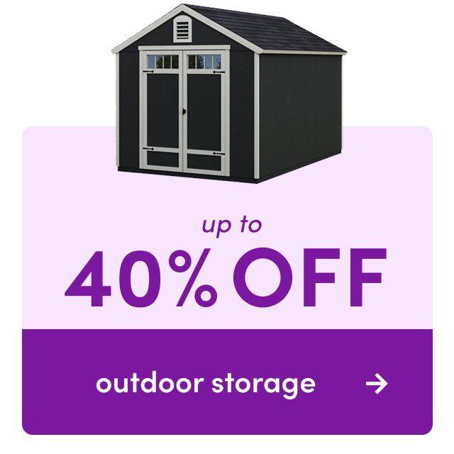 outdoor storage sale