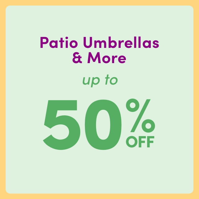 Patio Umbrellas & More on Sale