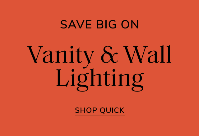 Save on Vanity & Wall Lighting