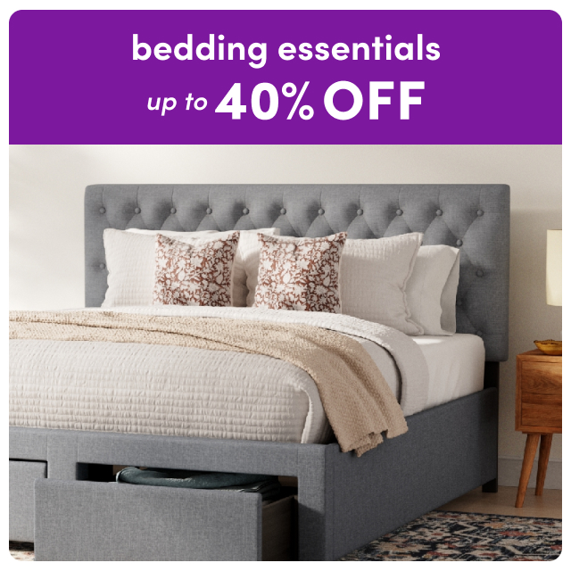 bedding essentials sale.