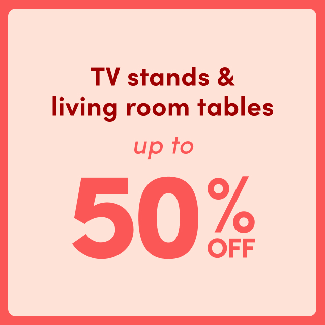 TV stand & living room table clearance