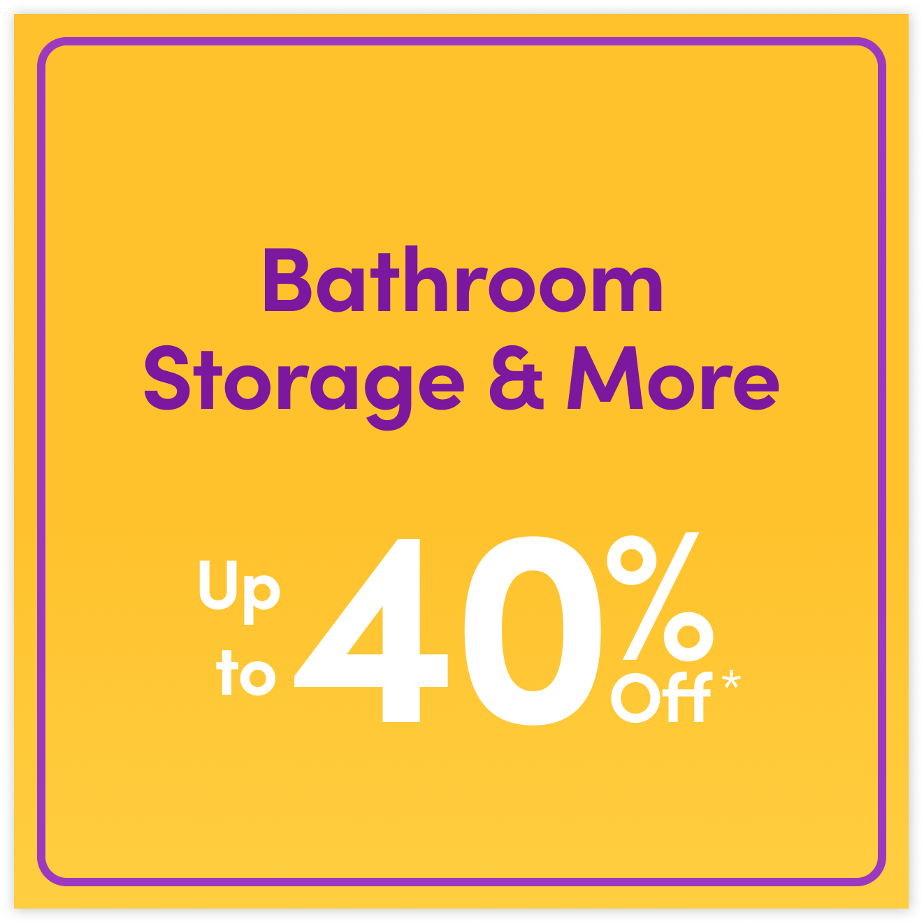 Bathroom Storage & More