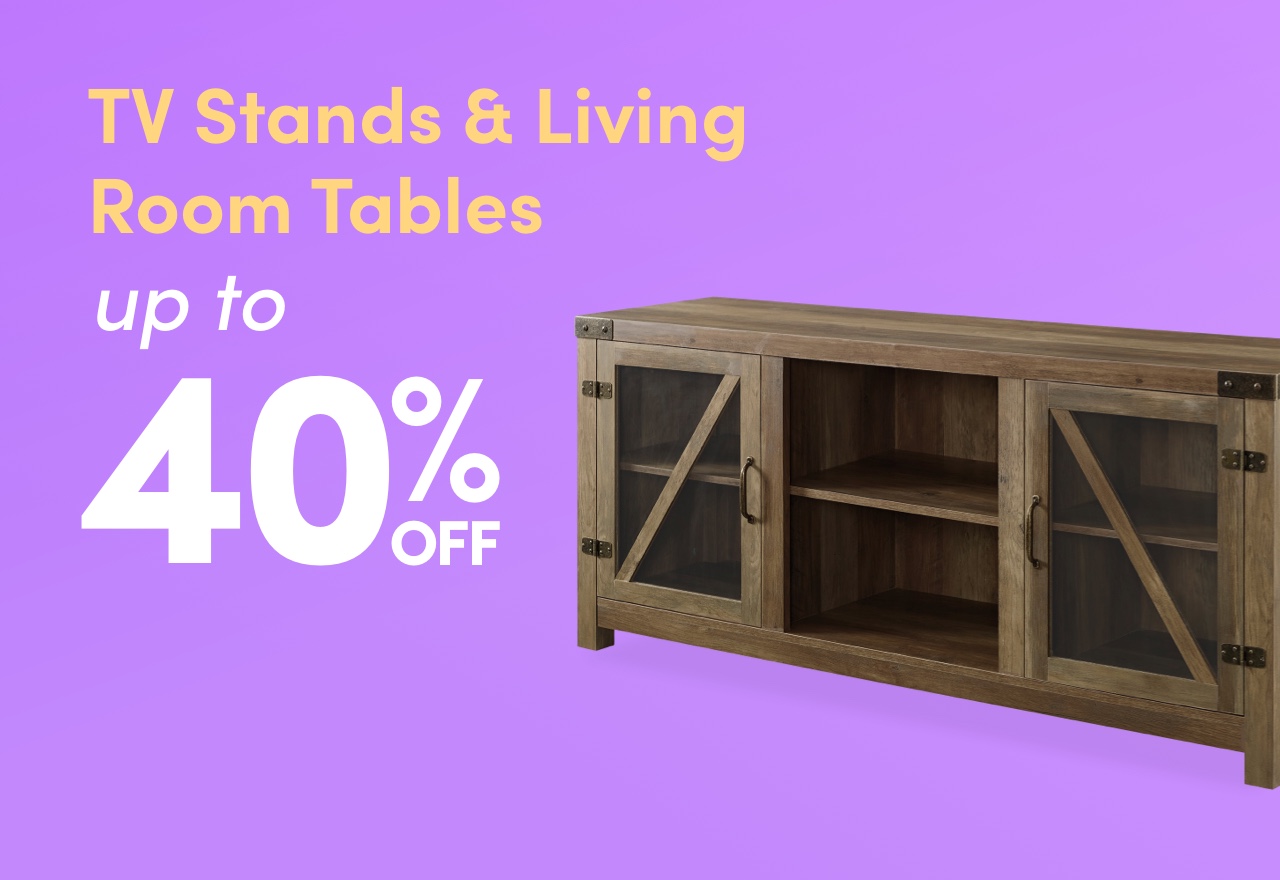 5 Days of Deals: TV Stands & Tables