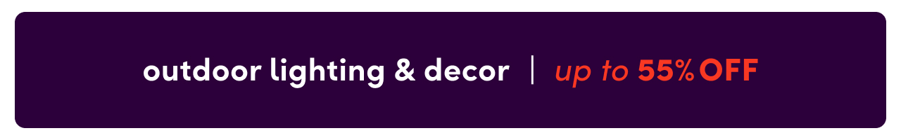 outdoor lighting & decor deals