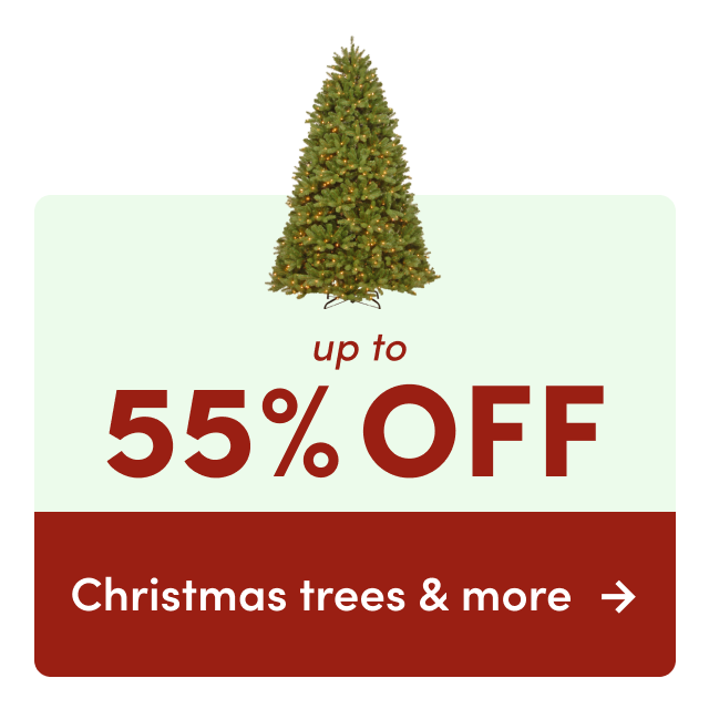 deals on Christmas trees & more