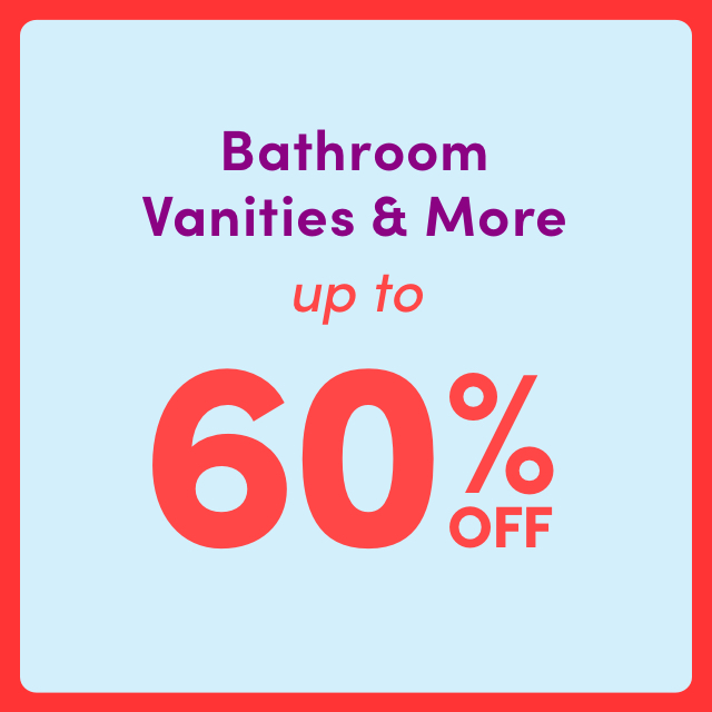 Bathroom Vanities & More on Clearance