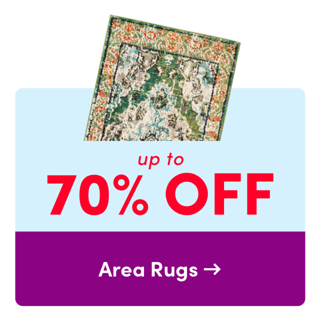  up to 70% OFF Area Rugs 